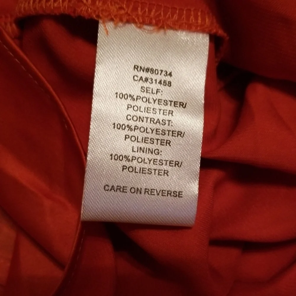 BCBGENERATION burnt orange dress - Picture 8 of 8